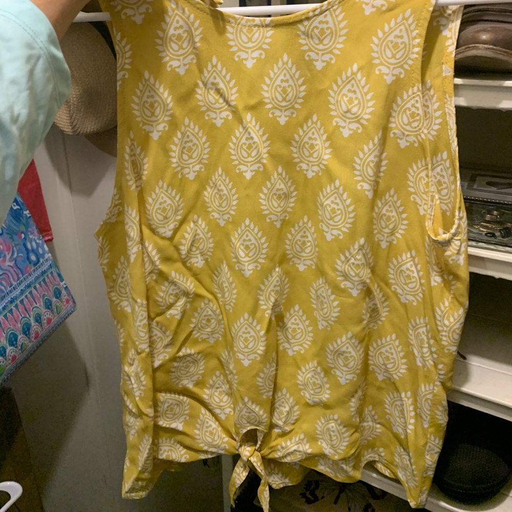 Lucy love tie front blouse